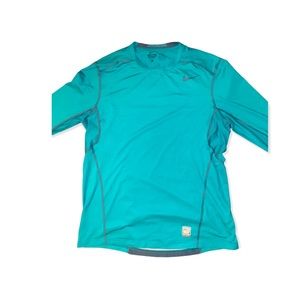 Nike dryproof long sleeve teal size L